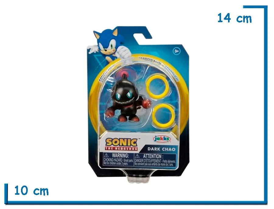 2X1 JAKKS DARK CHAO FIGURA 7CM SONIC