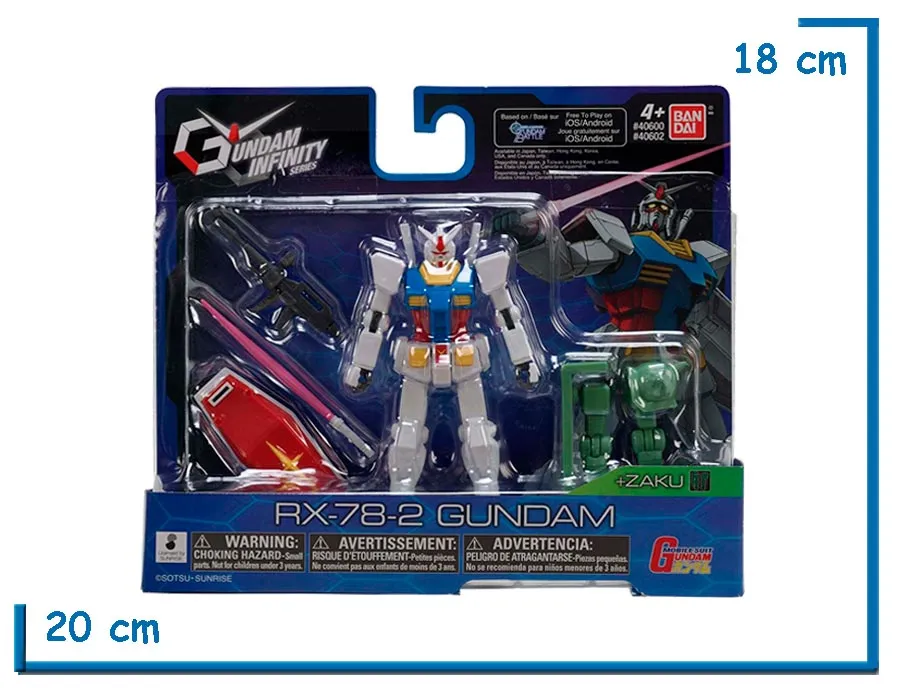 BANDAI RX-78-2 GUNDAM GUNDAM INFINITY SERIES 13CM