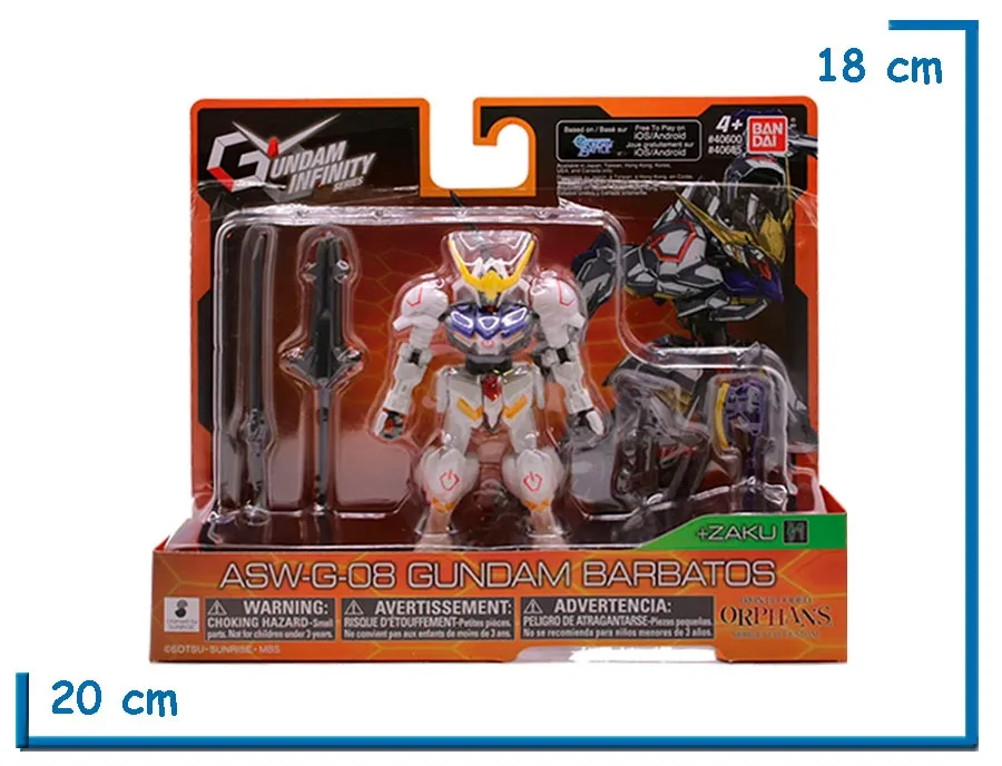 BANDAI ASW-G-08 GUNDAM BARBATOS GUNDAM INFINITY SERIES 13CM
