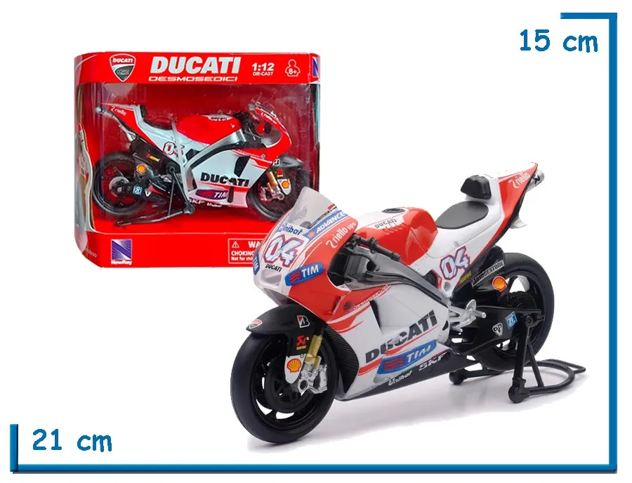2X1 NEW RAY DUCATI DESMOSEDICI GP 2015 DOVIZIOSO 1.12