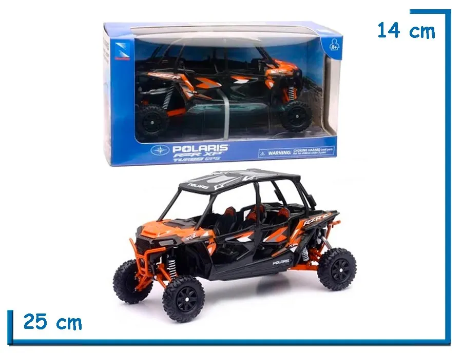 2X1 NEW RAY POLARIS RZR XP TUTBO EPS NARANJA 1.18