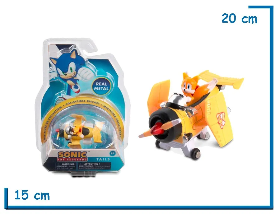 NKOK TAILS AIRPLANE REAL METAL SONIC