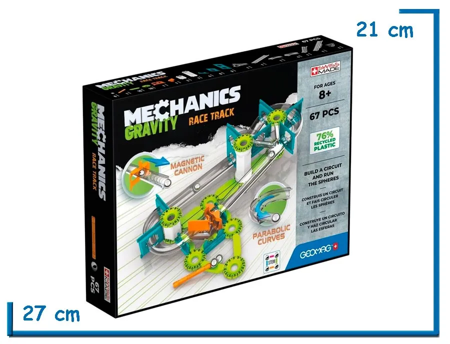 GEOMAG MECHANICS GRAVITY RACE TRACK 67 PZS