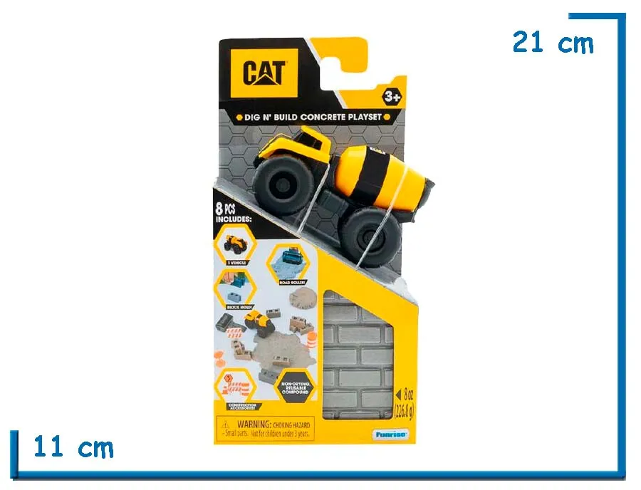 CAT DIG N BUILD CONCRETE PLAYSET MEZCLADOR