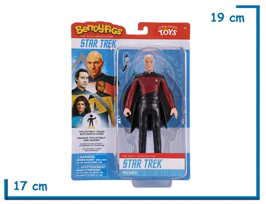 BENDYFIGS PICARD STAR TREK THE NEXT GENERATION