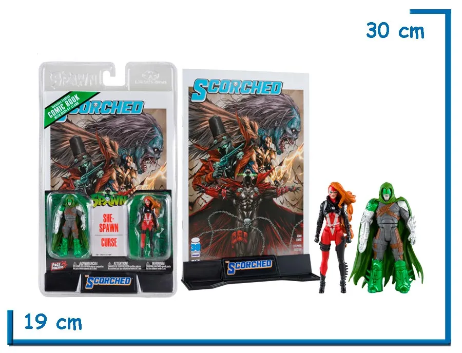 MCFARLANE SHE SPAWN & CURSE SCORCHED 8CM