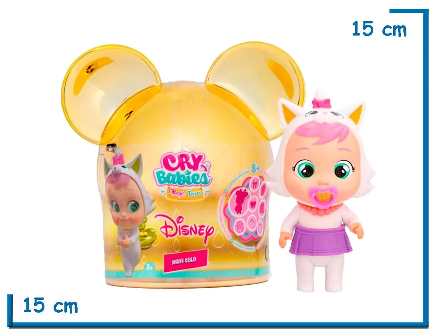 2X1 IMC CRY BABIES MAGIC TEARS DISNEY MARIE SERIES GOLD
