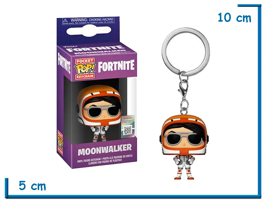 2X1 FUNKO POP LLAVERO MOONWALKER FORTNITE