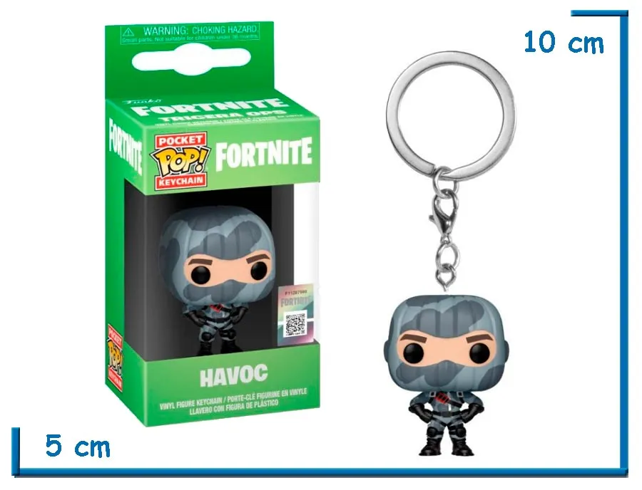 2X1 FUNKO POP LLAVERO HAVOC FORTNITE