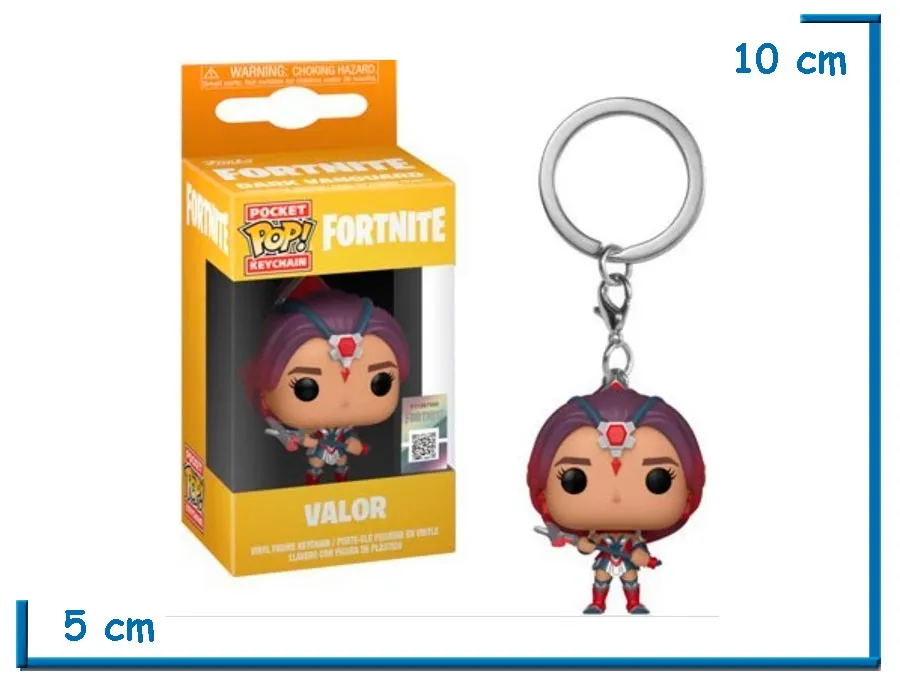 2X1 FUNKO POP LLAVERO VALOR FORTNITE