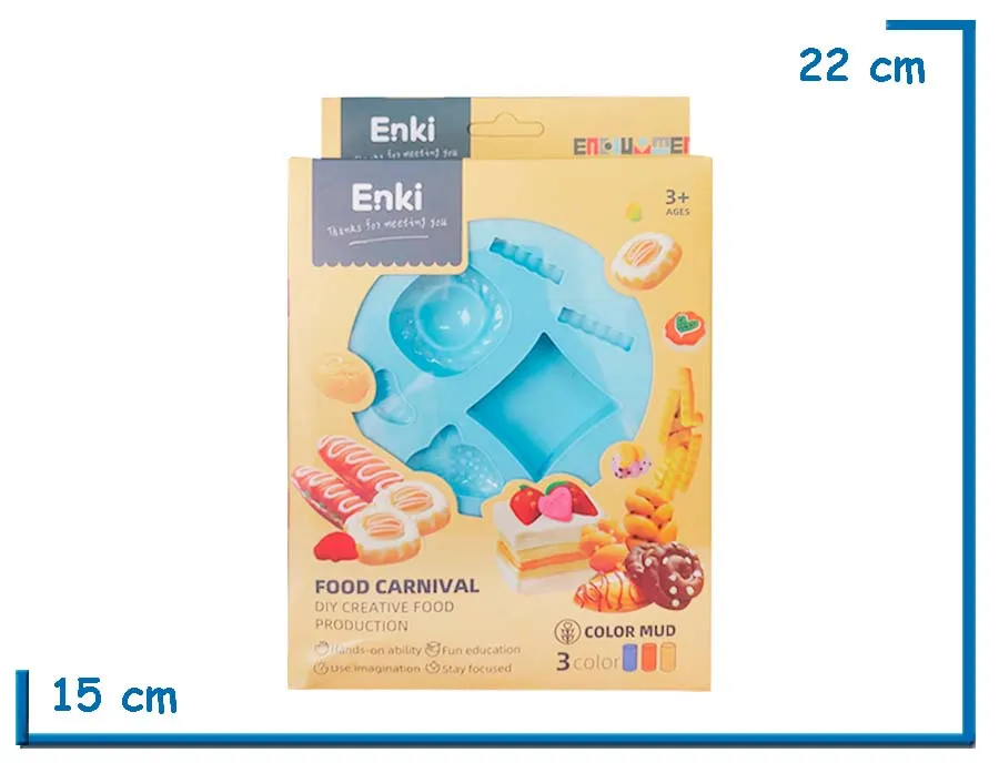 ENKI FOOD CARNIVAL CELESTE DIY CREATIVE FOOD PRODUCTION SET DE MASAS