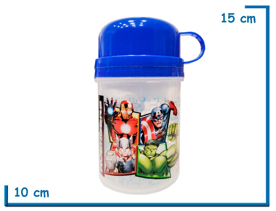AVENGERS CANTIMPLORA TAPA TAZA