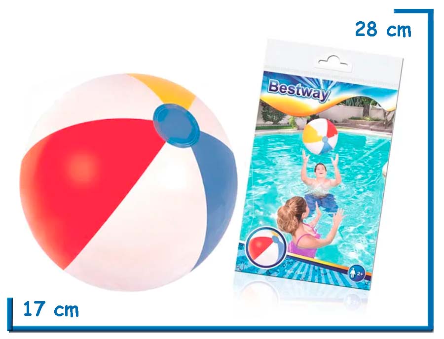 BESTWAY PELOTA DE PLAYA GRANDE 61CM