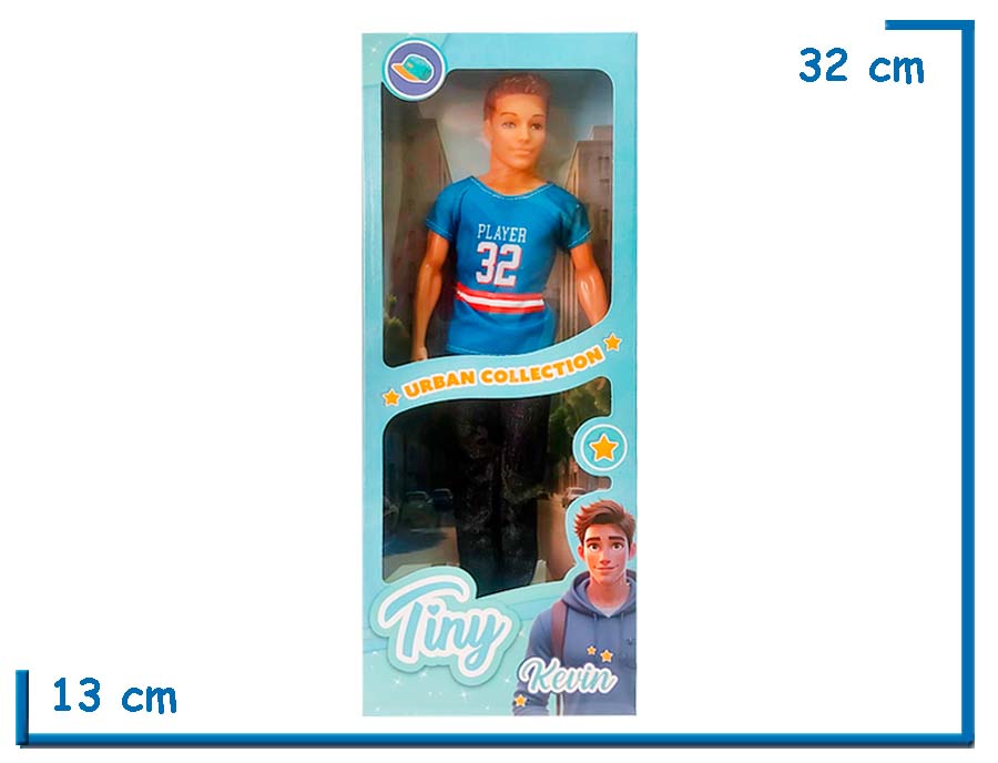 TINY KEVIN MU¥ECO REMERA PLAYER 32