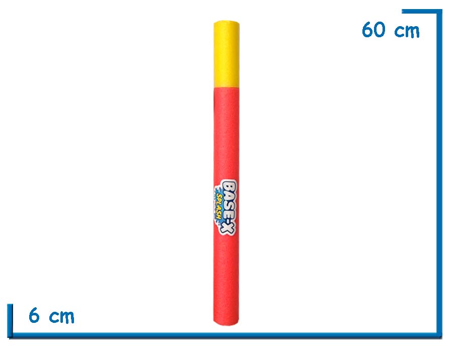 BASE-X SPLASH  LANZA AGUAS ROJO 60CM