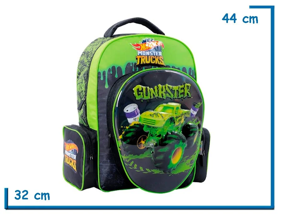 MOCHILA ESPALDA 17'' HOT WHEELS GUNKSTER