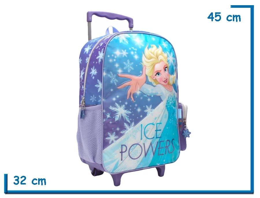MOCHILA CARRO 16" FROZEN ELSA ICE POWERS (WA11777)