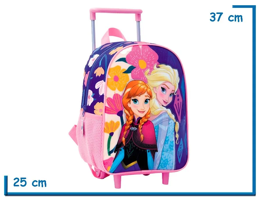 MOCHILA CARRO 12" FROZEN VIOLETA ARENDELLE ROYALTY