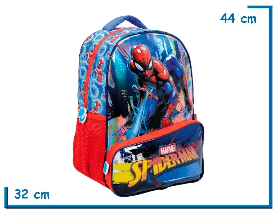 MOCHILA ESPALDA 17'' SPIDER-MAN CIUDAD RELIEVE (WA38231)