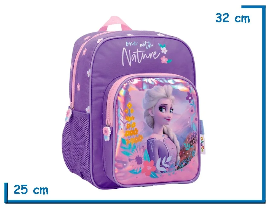 MOCHILA ESPALDA 12'' FROZEN VIOLETA ONE WITH NATURE (WA57812V)