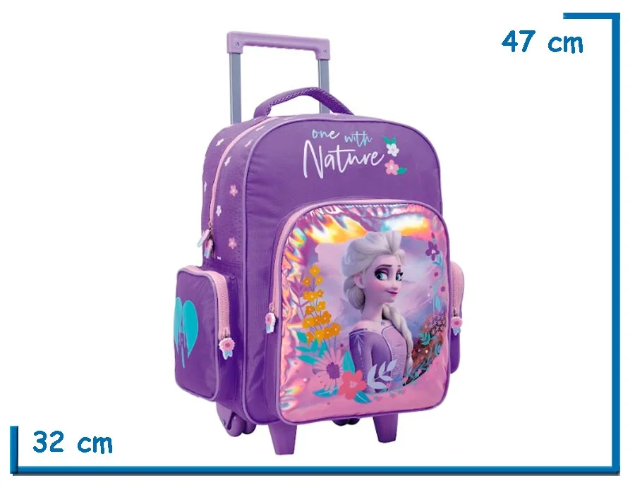 MOCHILA CARRO 17'' FROZEN VIOLETA ONE WITH NATURE (WA57815V)