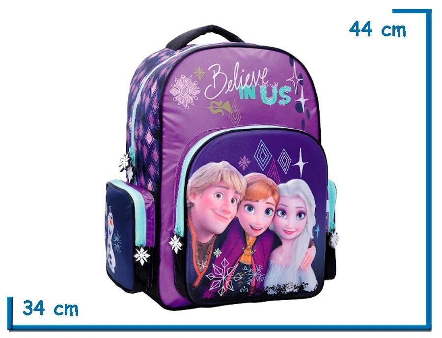 MOCHILA ESPALDA 18'' FROZEN BELIEVE IN US (WA57816)