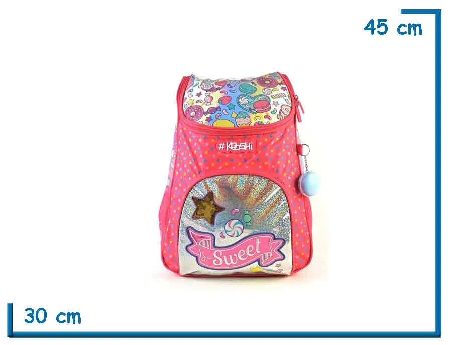 MOCHILA ESPALDA 17" KOOSHI SWEET TORNASOLADA