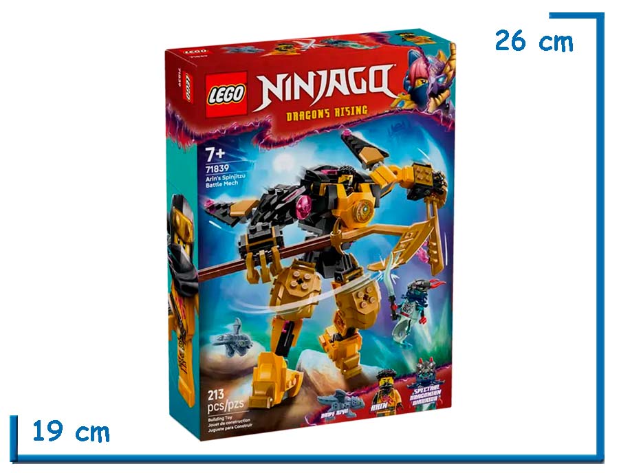 LEGO NINJAGO DRAGONS RISING AIRINS SPINJITZU BATTLE MECH