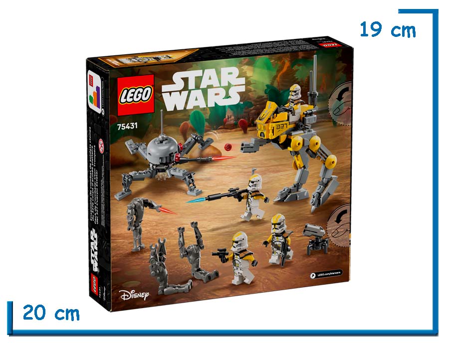 LEGO STAR WARS 327TH STAR CORPS CLONE TROOPERS BATTLE PACK