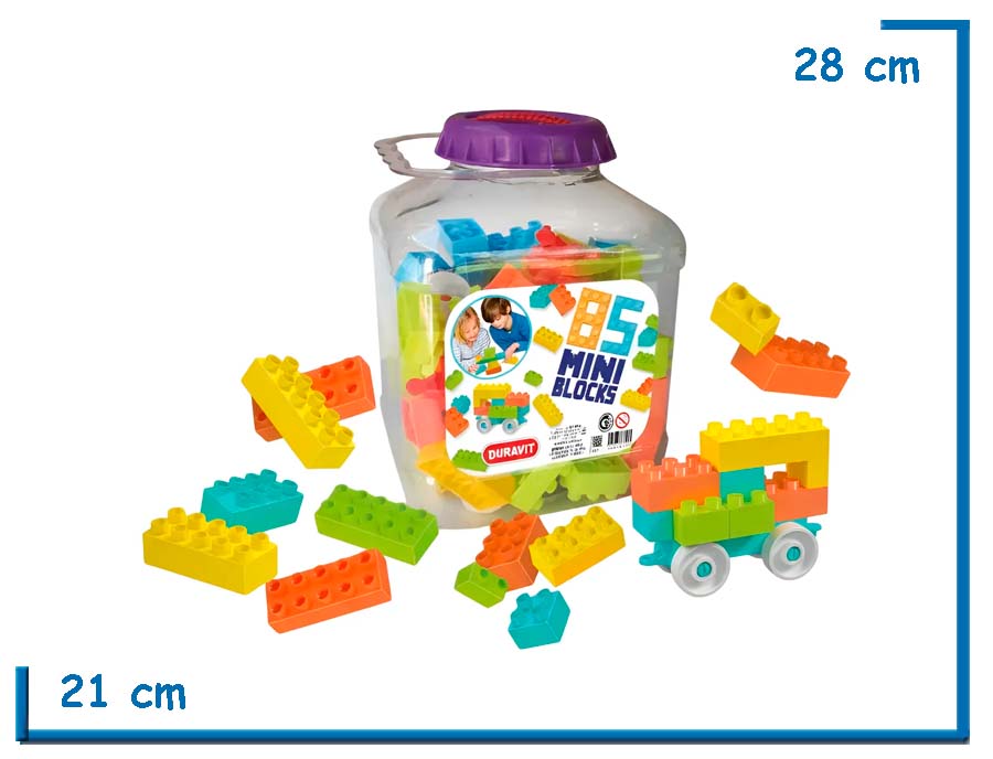 POTE DE BLOCKS CHICOS X 85PZS