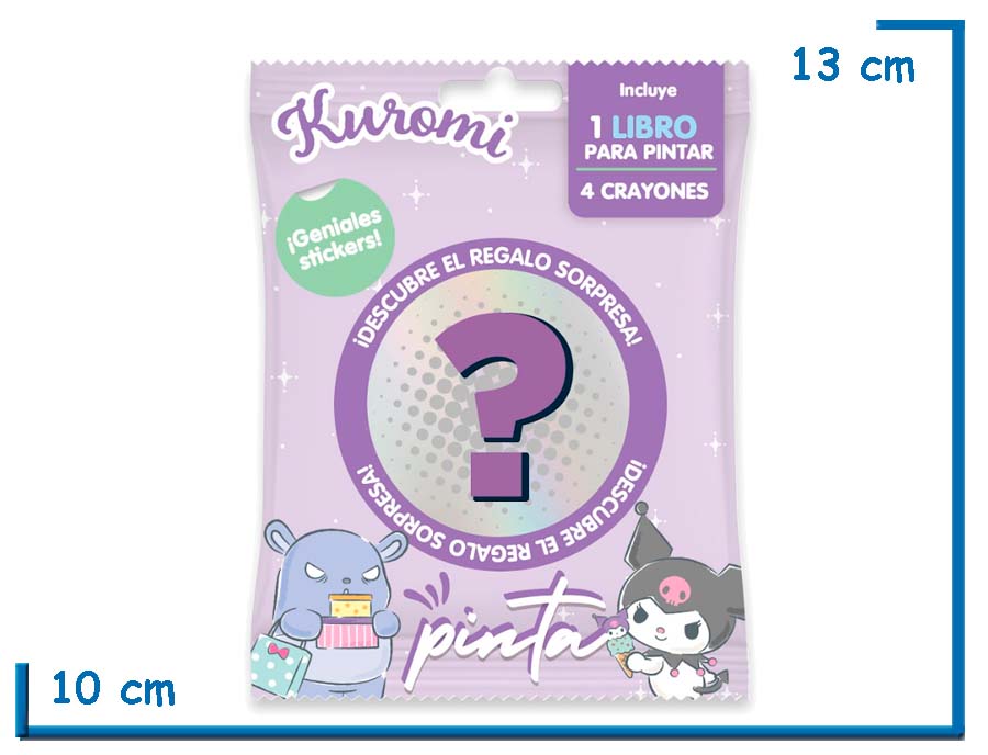 PINTA KUROMI CON REGALO SORPRESA