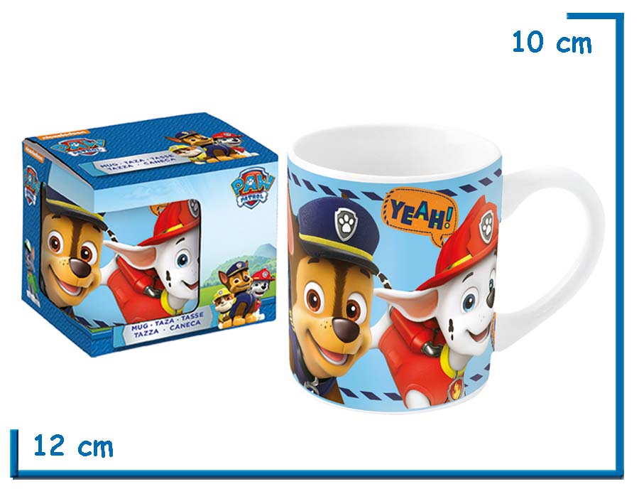 STOR PAW PATROL CHASE MARSHALL TAZA CERAMICA CLASICA EN CAJA 325ML