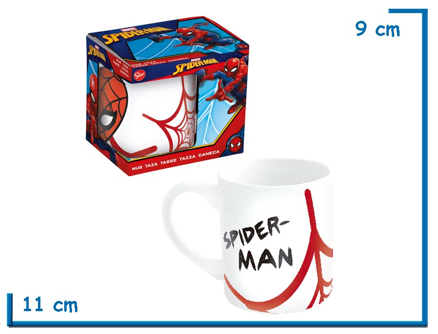 STOR MARVEL SPIDER-MAN WEB TAZA CERAMICA INFANTIL EN CAJA 237ML