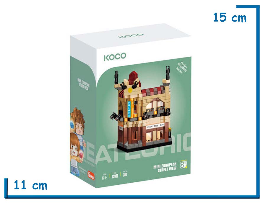 KOCO MINI EUROPEAN STREET VIEW LUXURY CINEMA 300 PZS