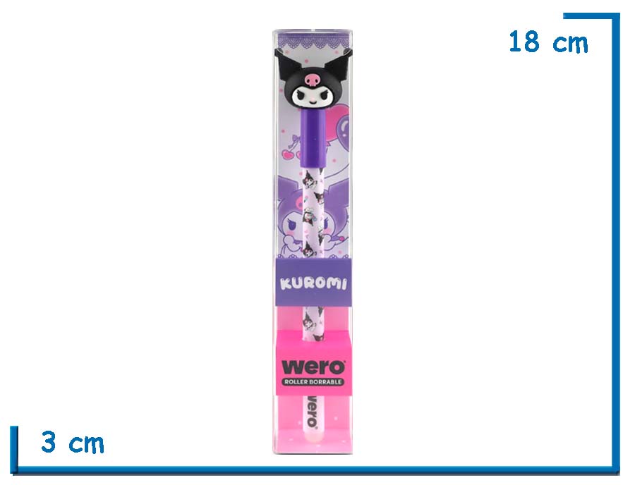 KUROMI ROLLER BORRABLE KUROMI