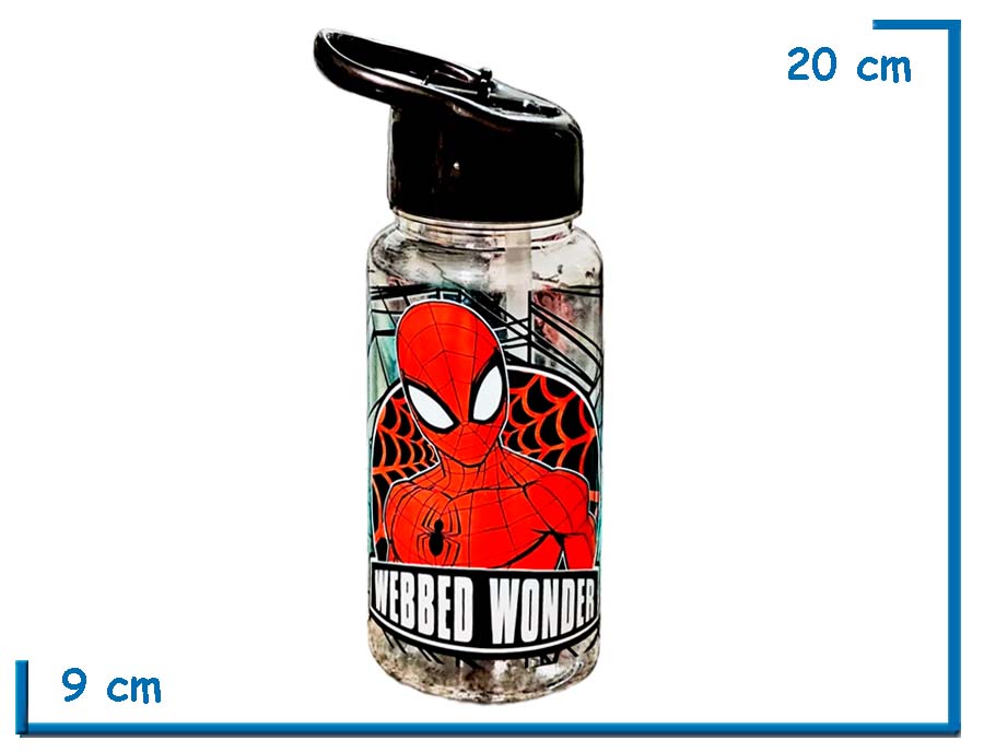 SPIDER-MAN BOTELLA STRAW TOP 500ML