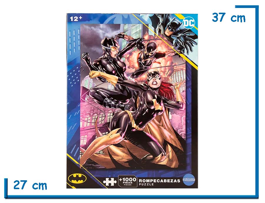 2X1 VULCANITA DC COMICS PUZZLE 1000 PZS CATWOMAN VS BATGIRL