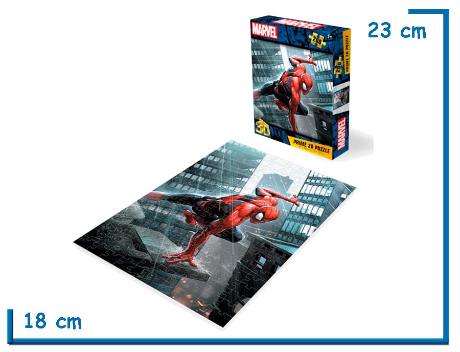 PRIME 3D PUZZLE X200 PZS SPIDER-MAN MANO APOYADA LENTICULAR