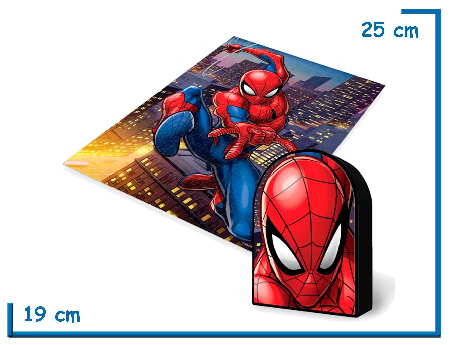 PRIME 3D PUZZLE X300 PZS SPIDER-MAN LENTICULAR CAJA LATA