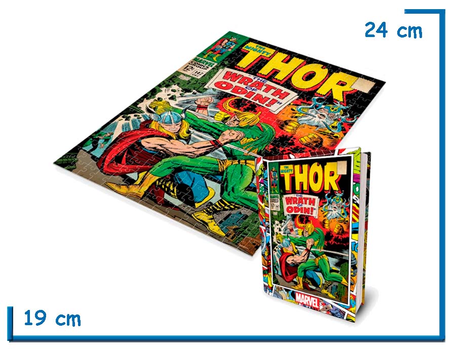 PRIME 3D PUZZLE X300 PZS COMIC THE MIGHTY THOR LENTICULAR LATA LIBRO