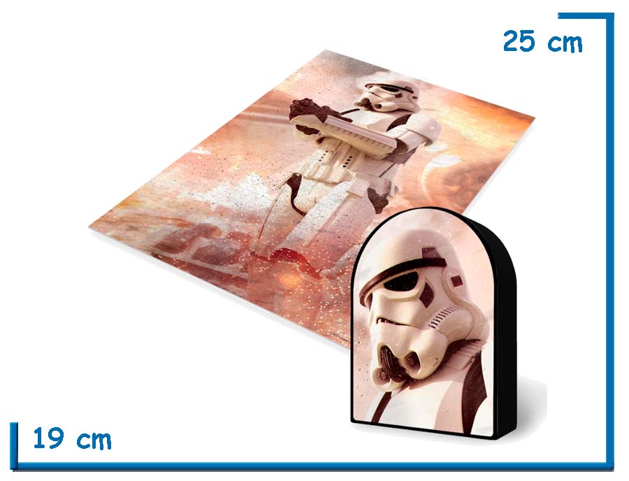 PRIME 3D PUZZLE X300 PZS STAR WARS STORMTROOPER LENTICULAR CAJA LATA