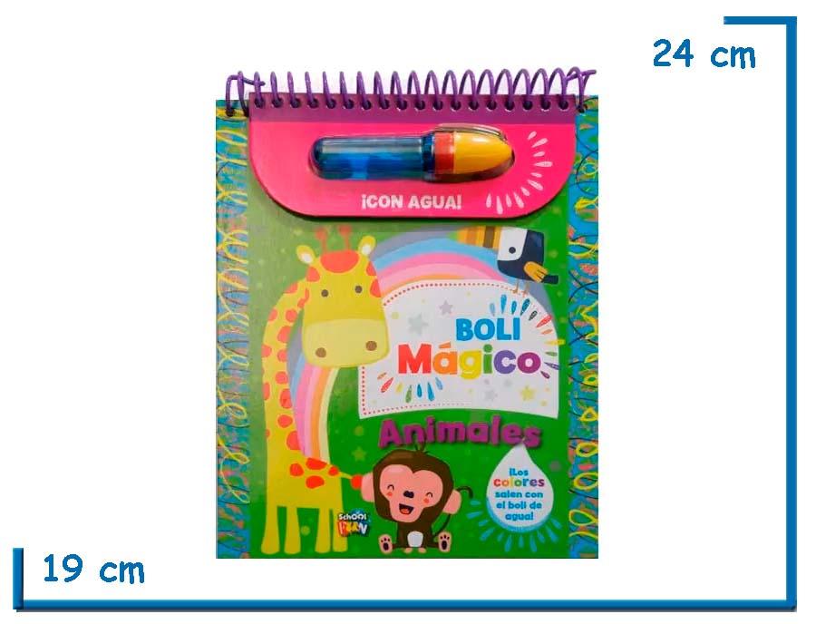 L.BOLI MAGICO ANIMALES COLOREA CON AGUA (EX PL4221)
