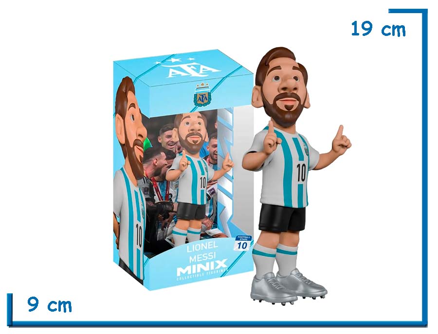 2X1 MINIX LIONEL MESSI SELECCION ARGENTINA FIGURA DE VINILO