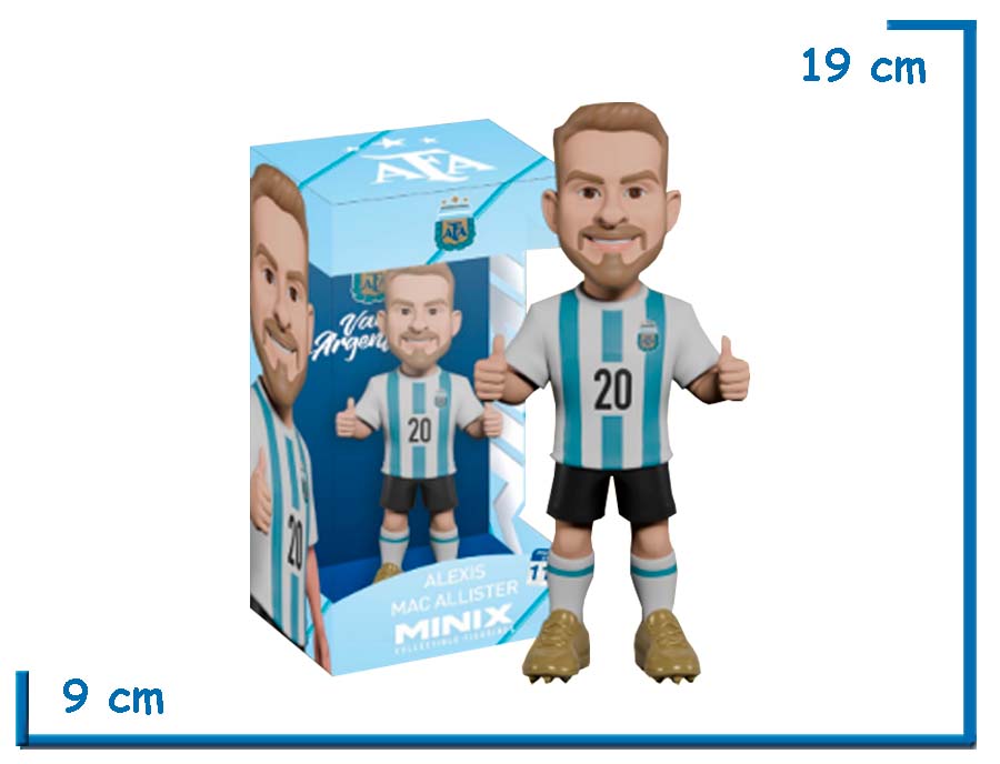 2X1 MINIX ALEXIS MAC ALLISTER SELECCION ARGENTINA FIGURA DE VINILO