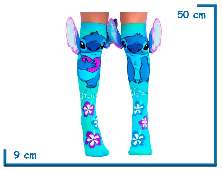 MADMIA STITCH SILVER GLITTER MEDIAS BUCANERAS 6-99 A¥OS