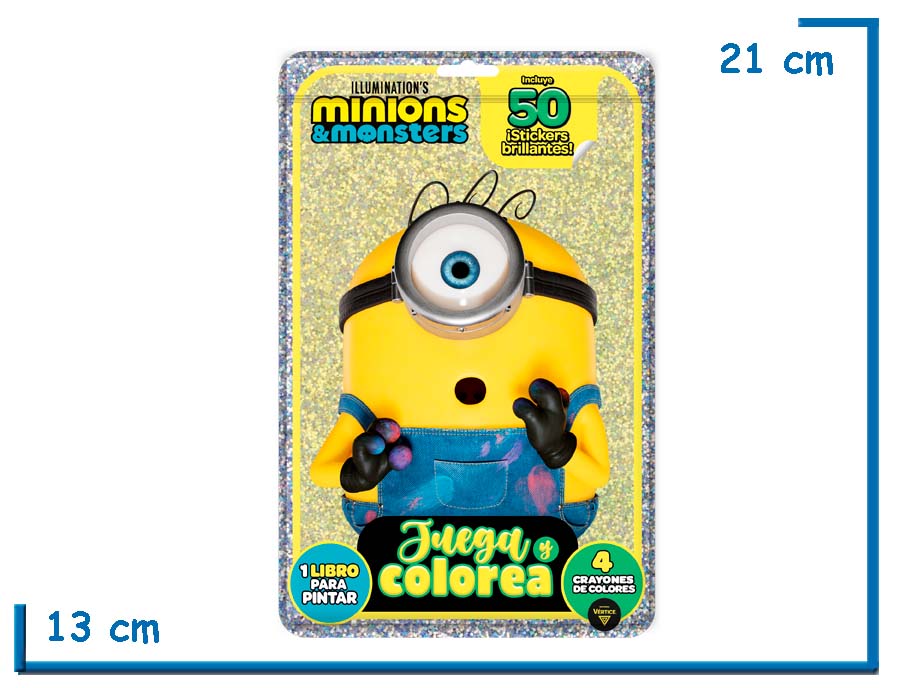 JUEGA Y COLOREA MINIONS & MONSTERS