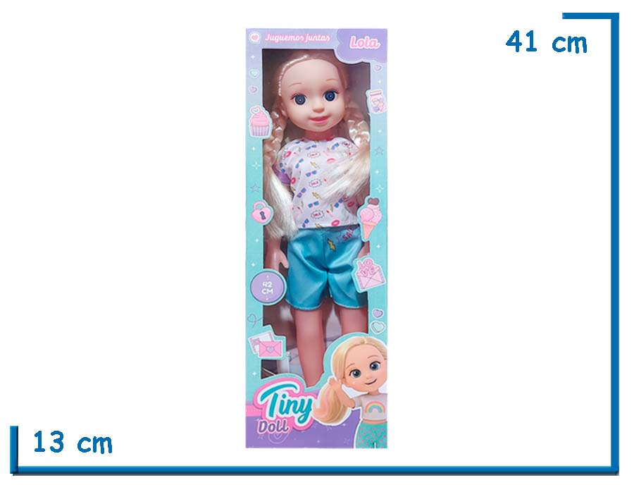 TINY DOLL MU¥ECA REMERA SALE 42CM