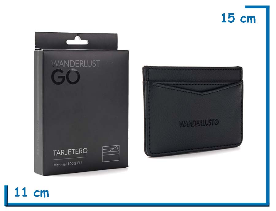 WANDERLUST GO TARJETERO GRANEADO PU EN CAJA