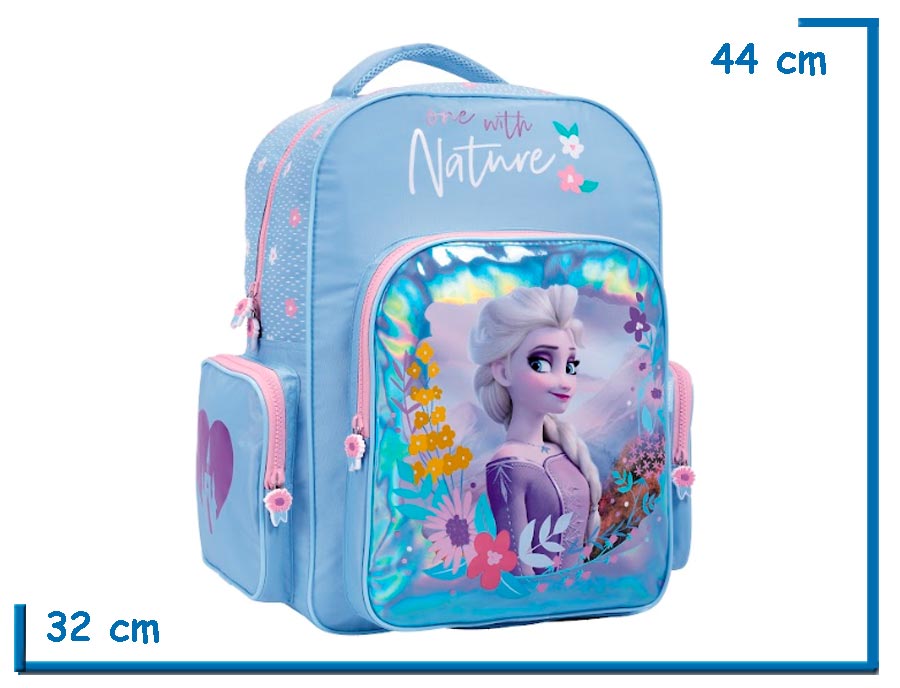 MOCHILA ESPALDA 17'' FROZEN CELESTE ONE WITH NATURE (WA57814C)