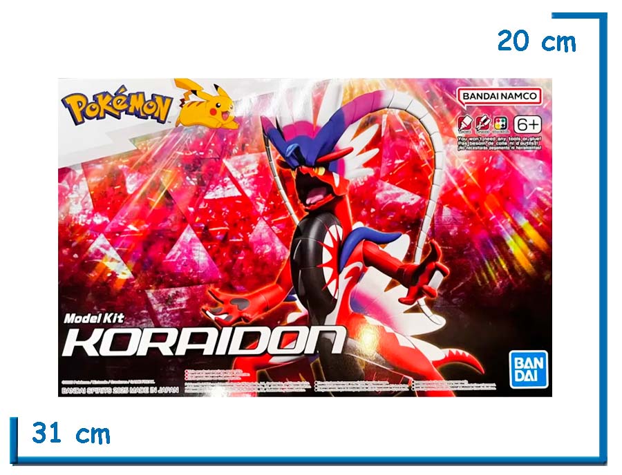 BANDAI KORAIDON POKEMON MODEL KIT